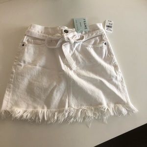 Frame denim skirt!